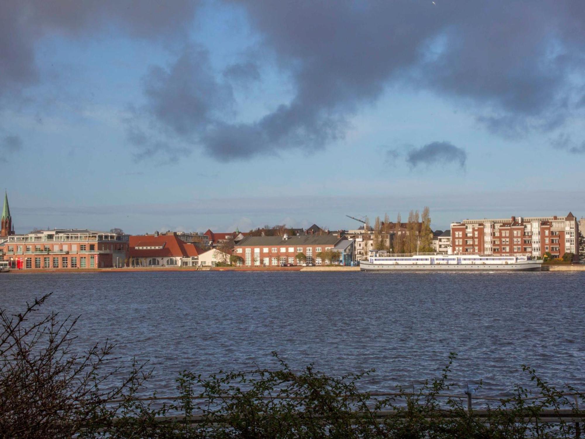 089 Fewo Skyline_ Direkte Strandla Wilhelmshaven Esterno foto